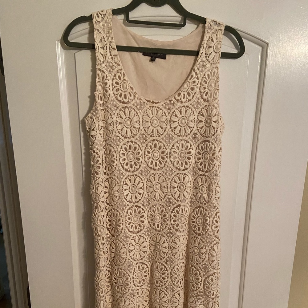 Waverly Grey Crochet Dress